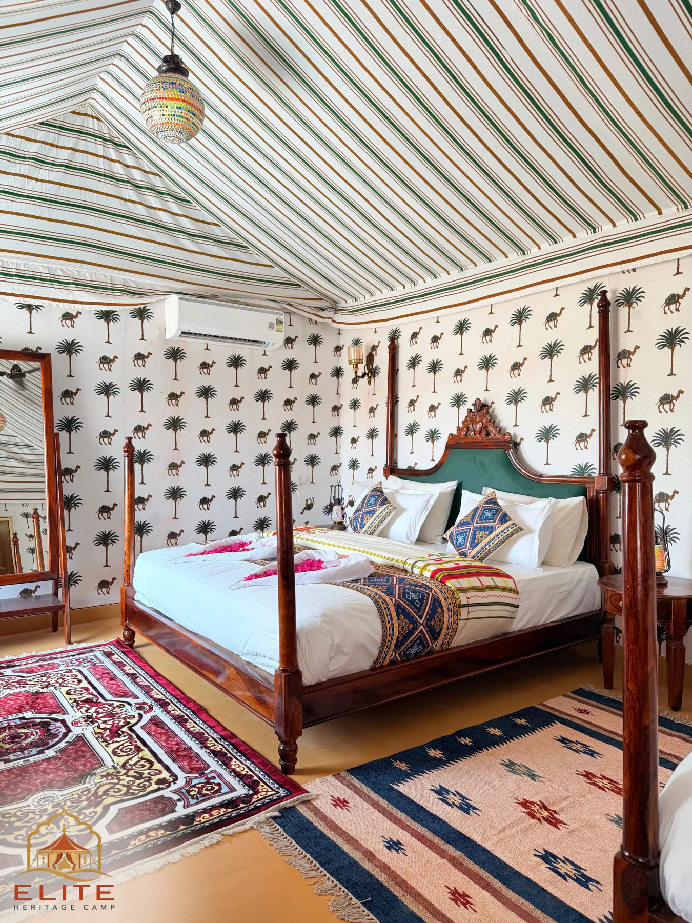 Dual double bedroom